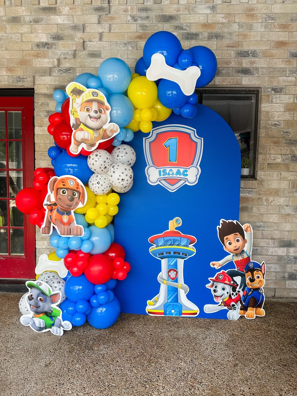 Balloon decoration setup 2